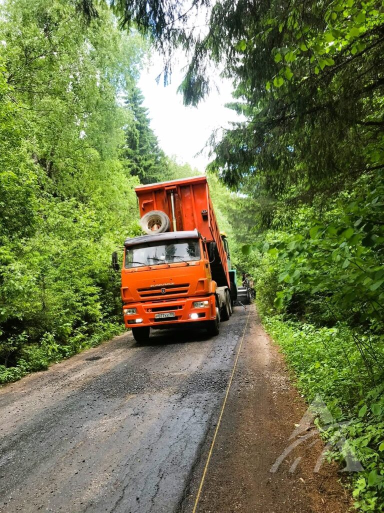 ukladka asfaltovaya kroshka